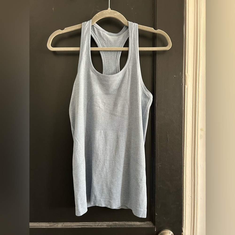 lululemon Light Blue Swifty Tank Top